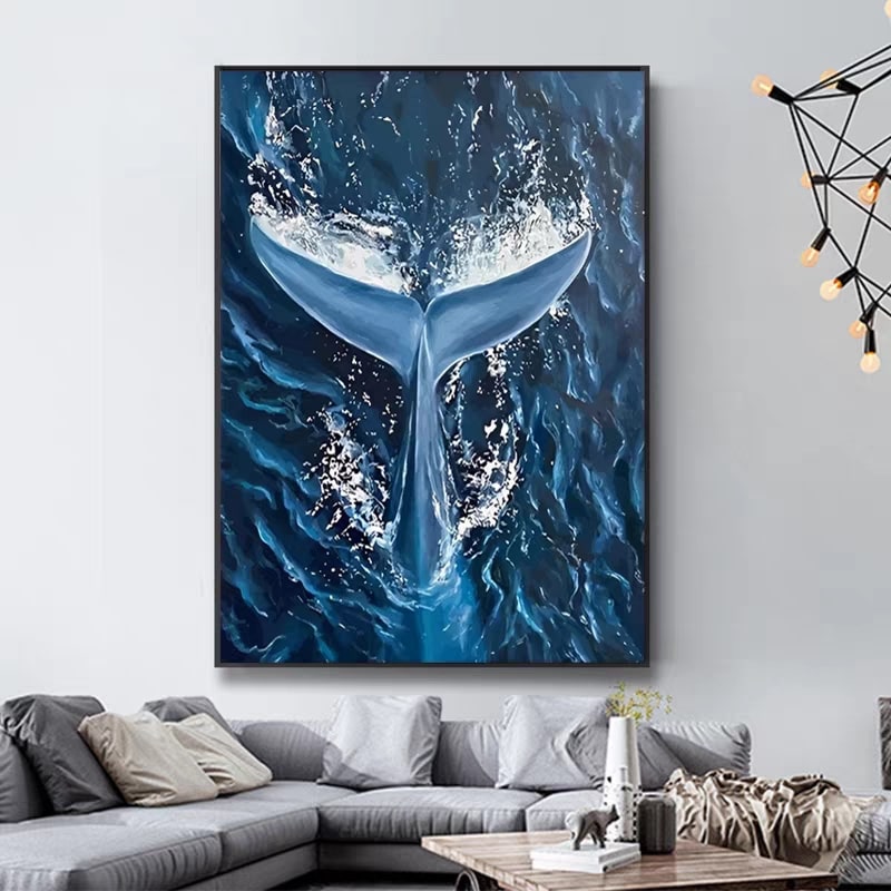 AquaVortex Cascade (Hand-Painted Art)