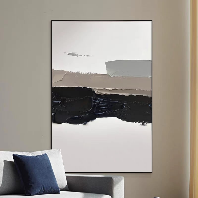 Horizon Contrast (Hand-Painted Art)