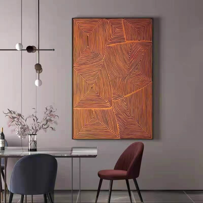 GeoTactile Vortex (Canvas Wall Art)