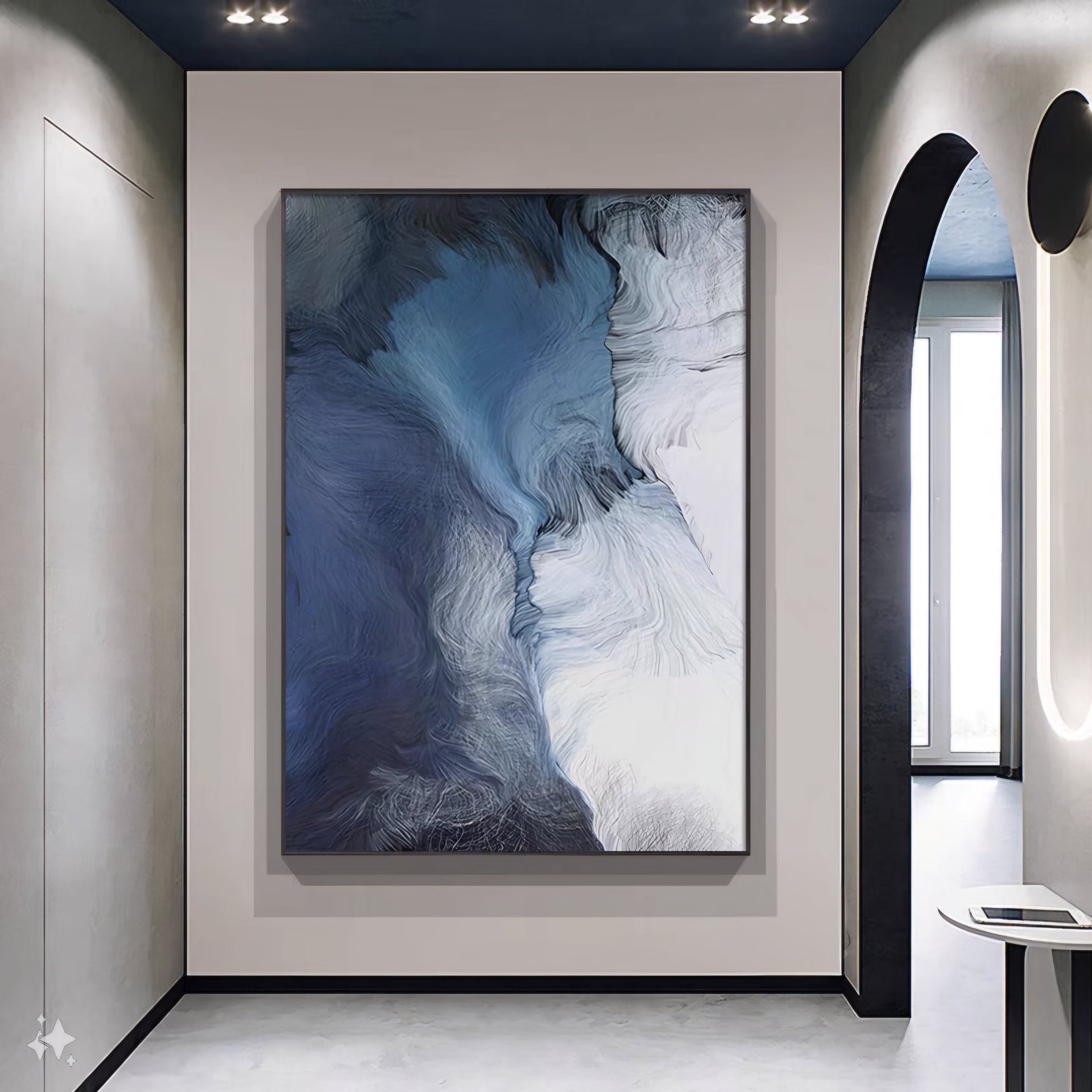 Azure Essence (Modern Wall Art)