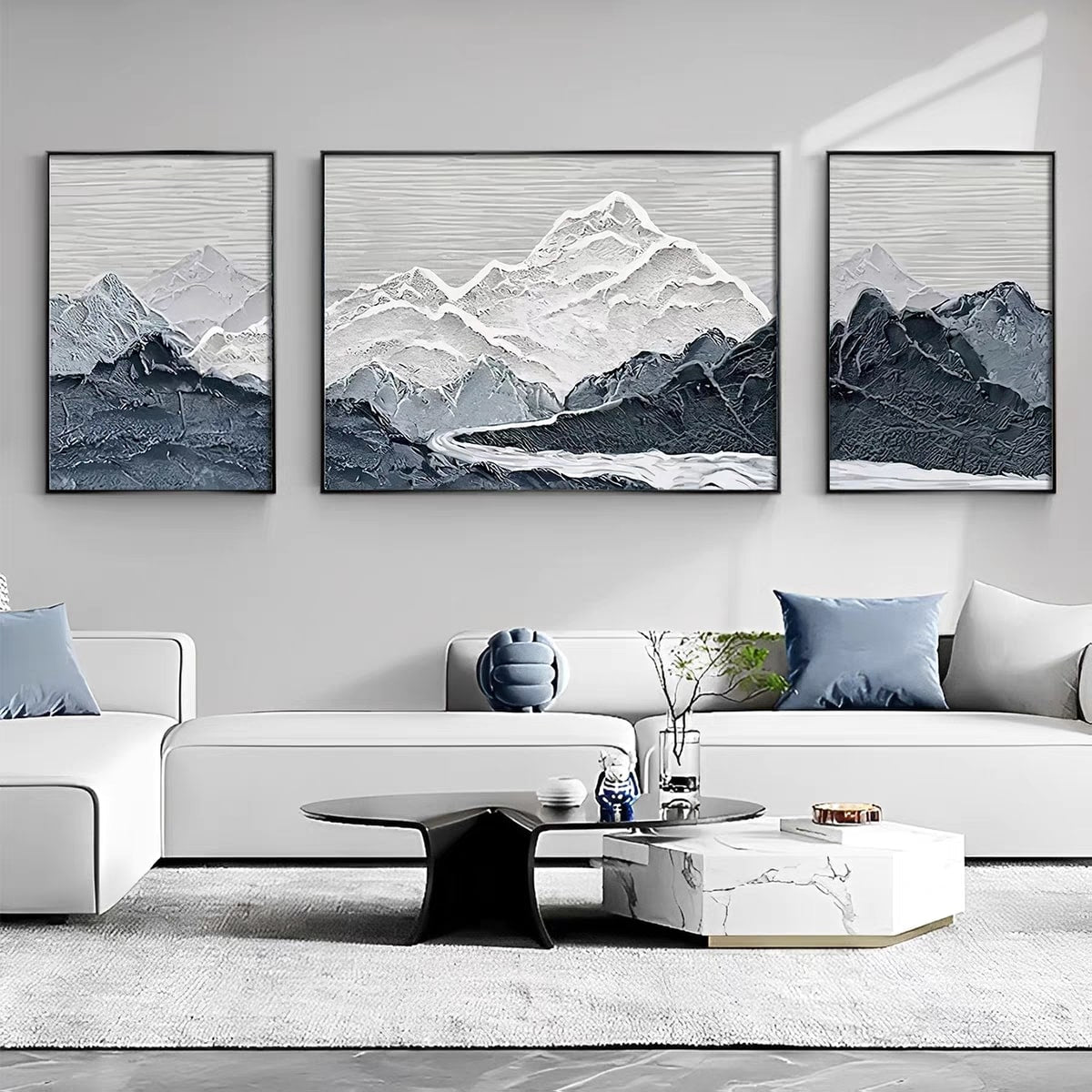 Snowcrest Horizon (Hand-Painted Art)