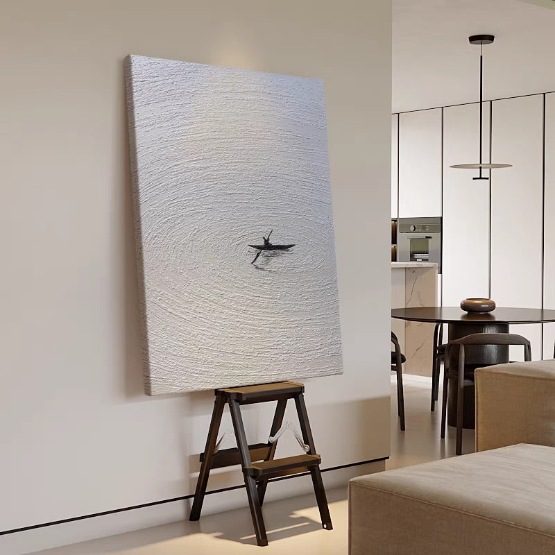 Solitary Currents (Hand-Painted Art)