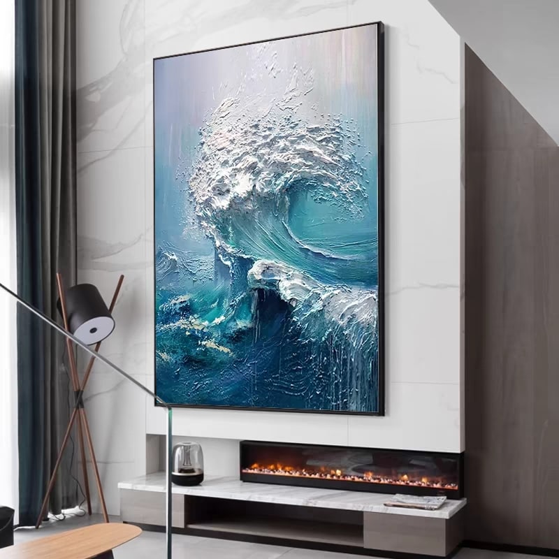 Tidal Majesty (Hand-Painted Art)