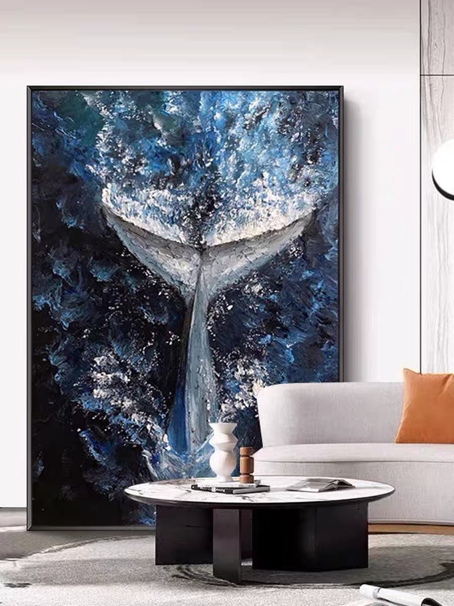 AquaVortex Cascade (Hand-Painted Art)