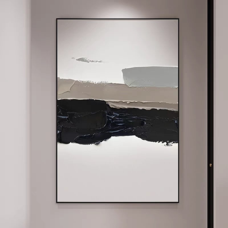 Horizon Contrast (Hand-Painted Art)