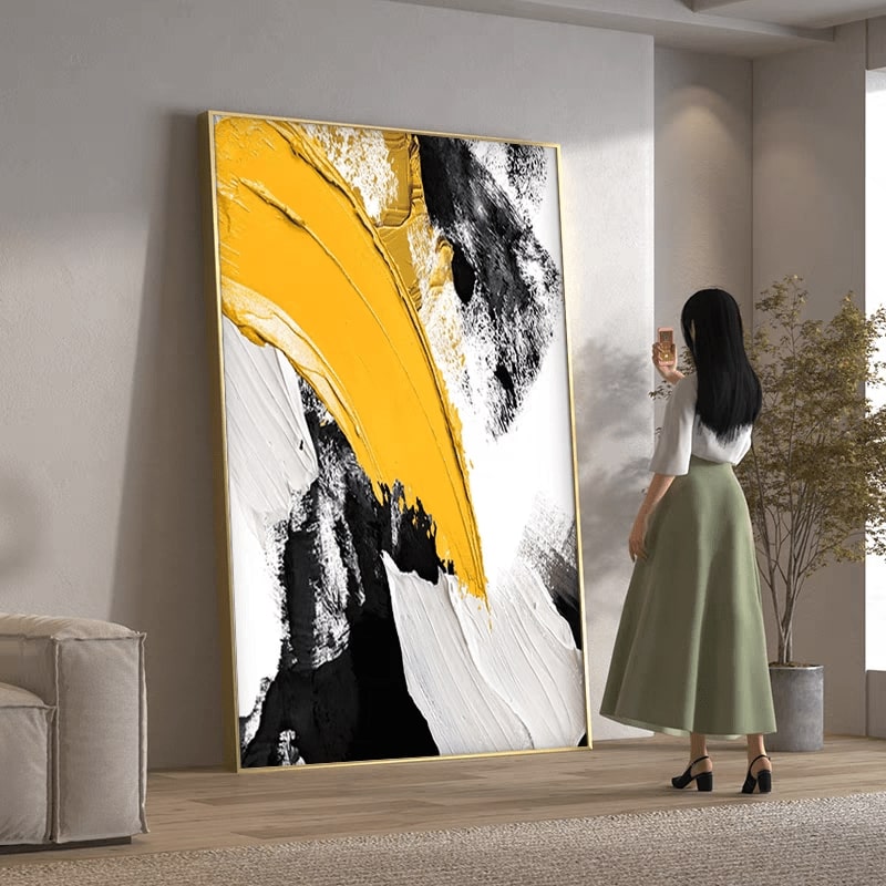 Auric Abstract (Hand-Painted Art)