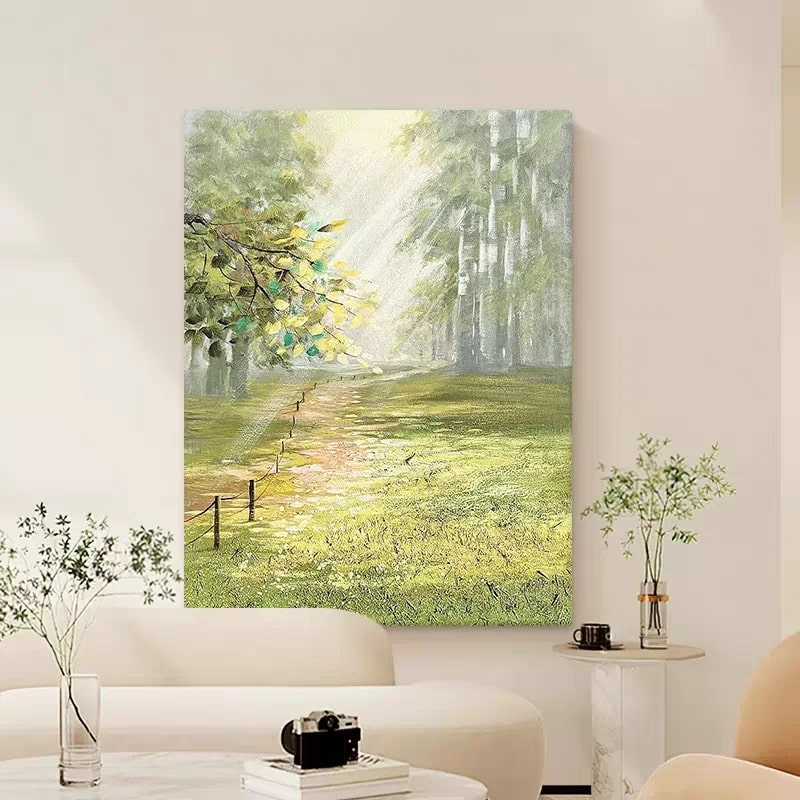 Emerald Passage (Hand-Painted Art)