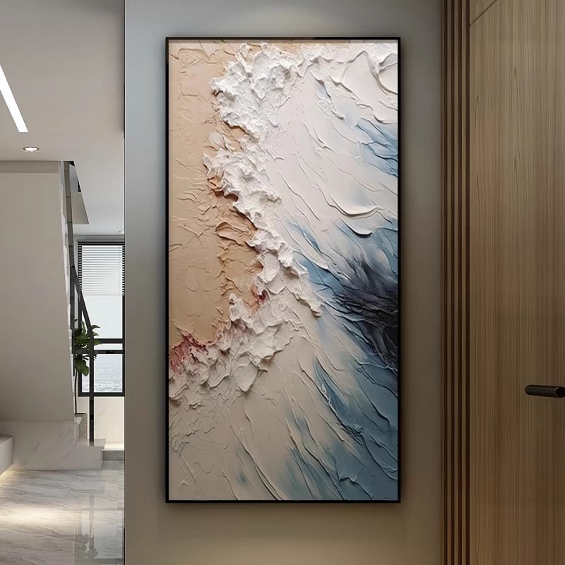 Seafoam Tides (Hand-Painted Art)