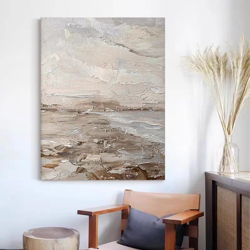 Earthen Expanse (Hand-Painted Art)