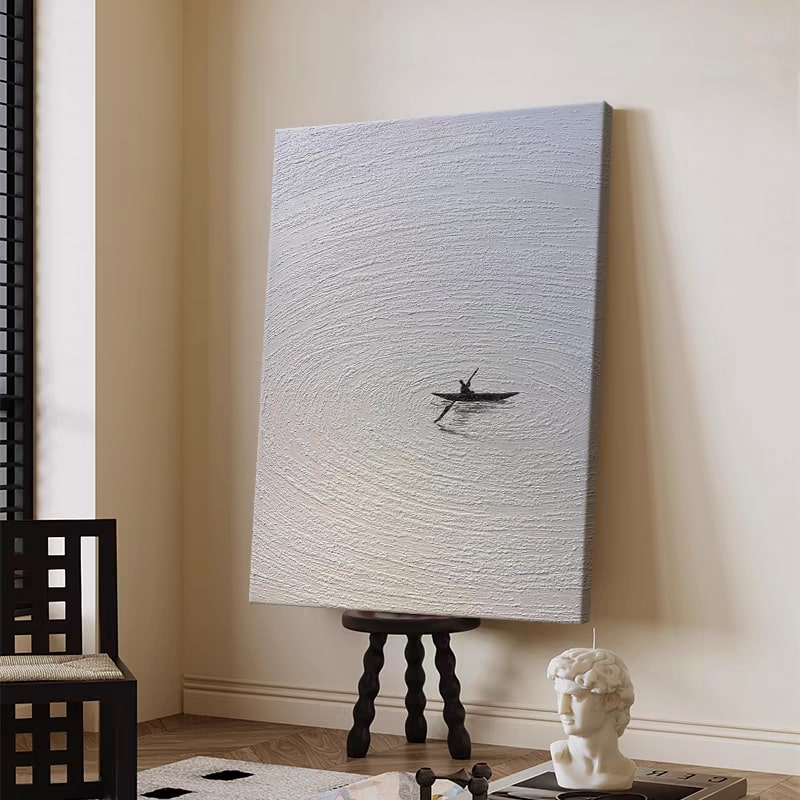 Solitary Currents (Hand-Painted Art)