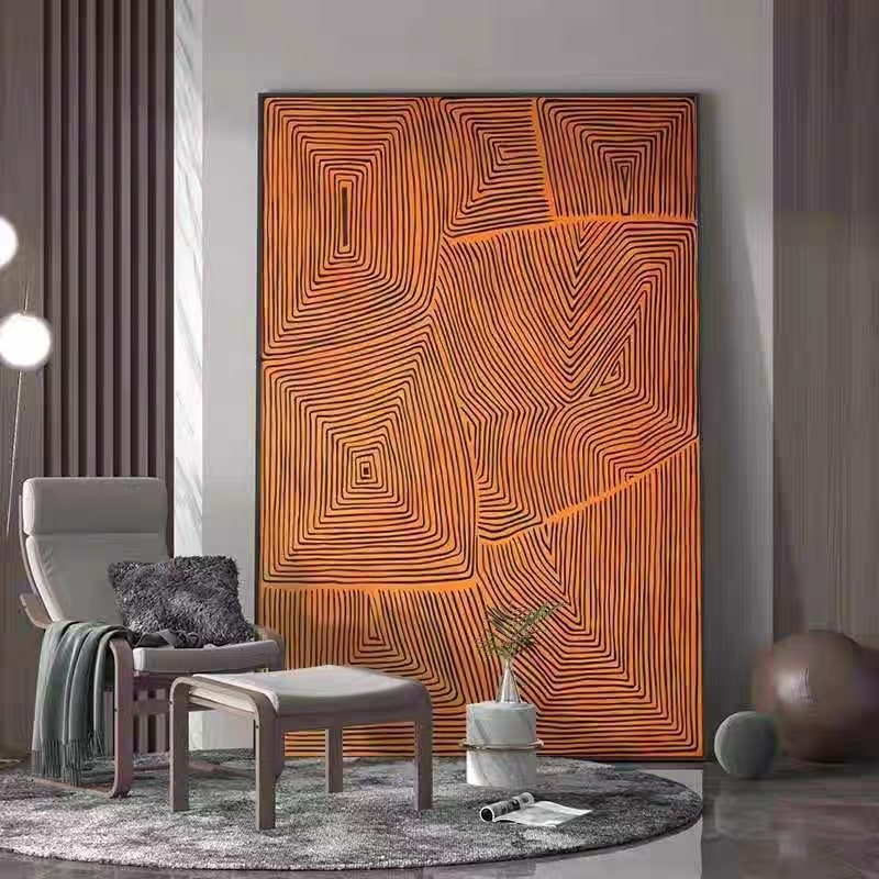 GeoTactile Vortex (Canvas Wall Art)