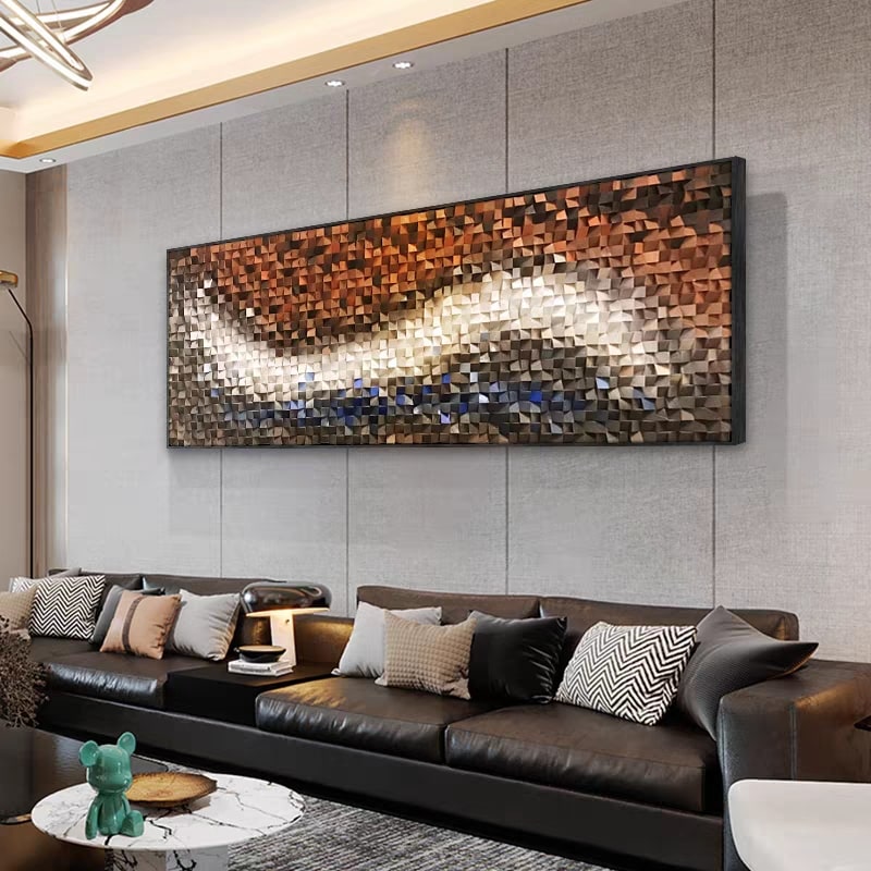 Molten Mirage (3D Wall Art)