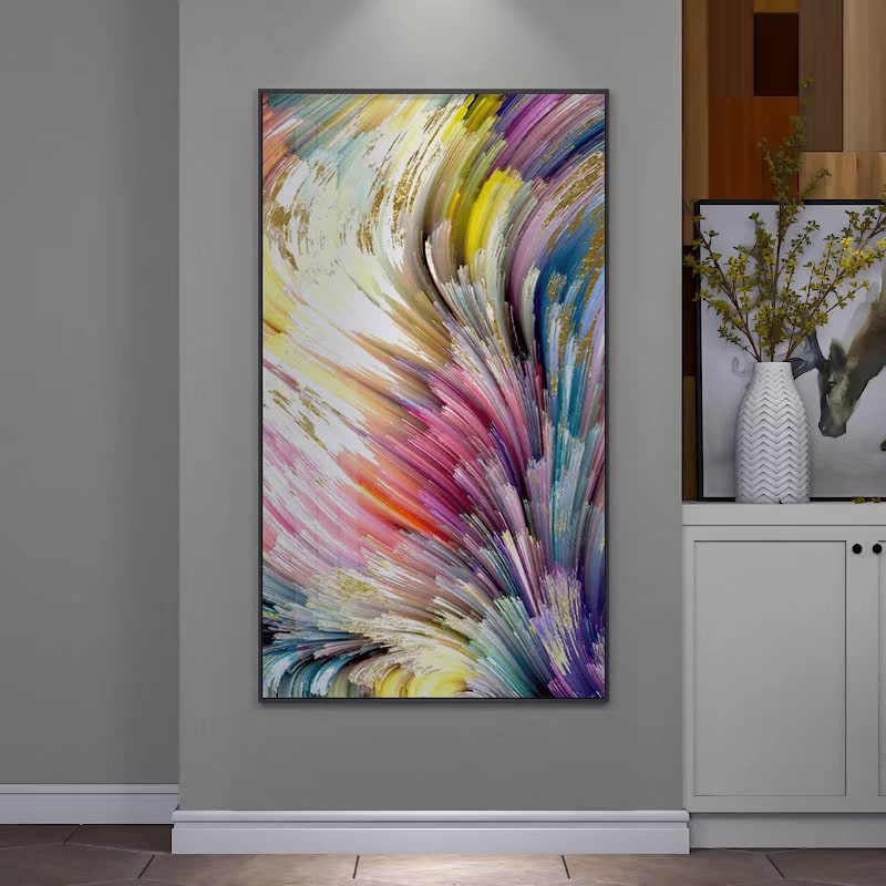 Prismatic Surge (Canvas Wall Art)