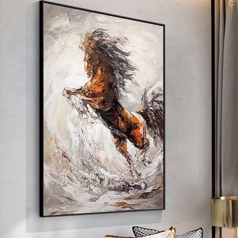 Stormborn Stallion (Hand-Painted Art)