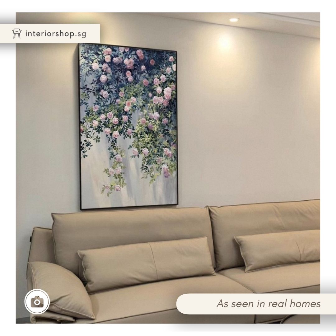 Rosefall Veil (Hand-Painted Art)