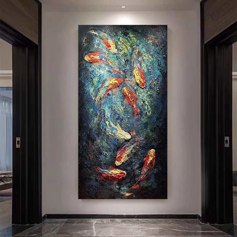 Celestial Rhythm (Hand-Painted Art)