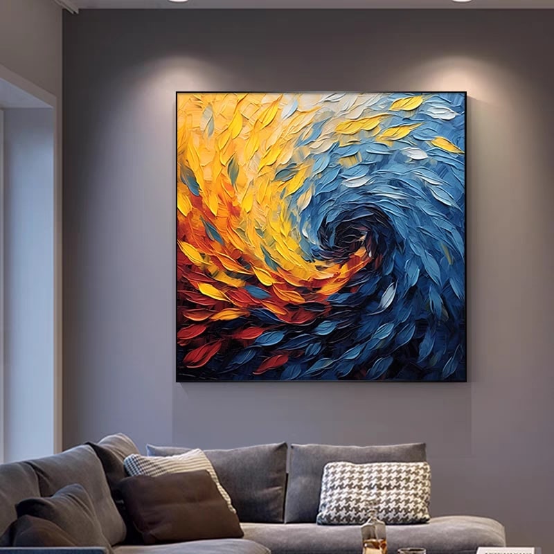 Confluence of Opposites (Canvas Wall Art)