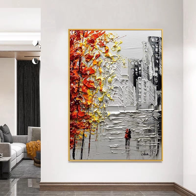 Mistlight Skylines (Hand-Painted Art)