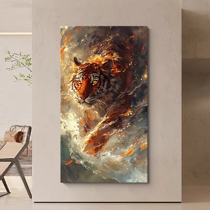Emberstride Apex (Canvas Wall Art)