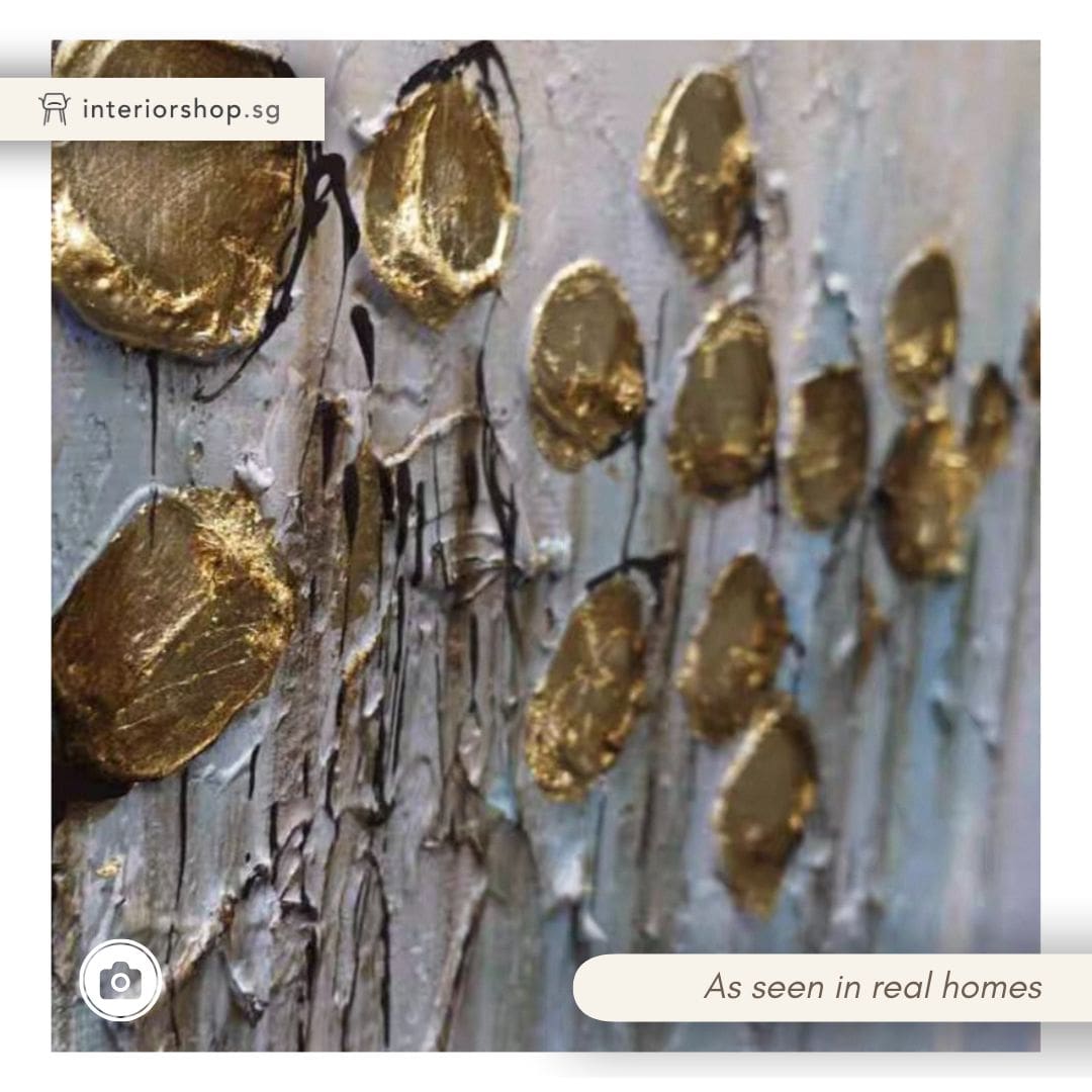 Azure Garlands (Hand-Painted Art)