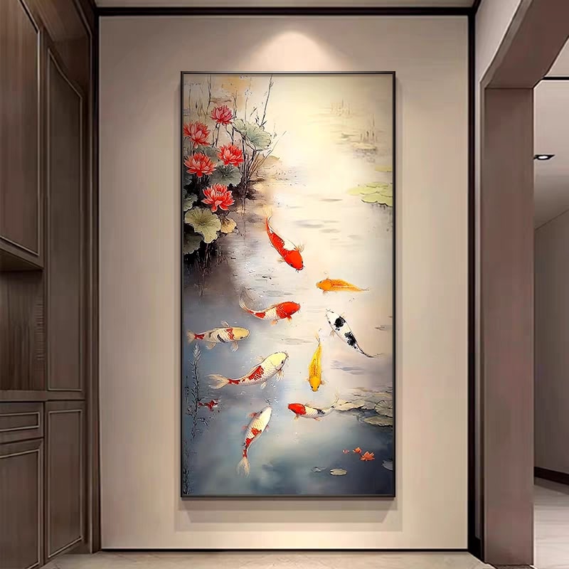 Oriental Harmony (Hand-Painted Art)