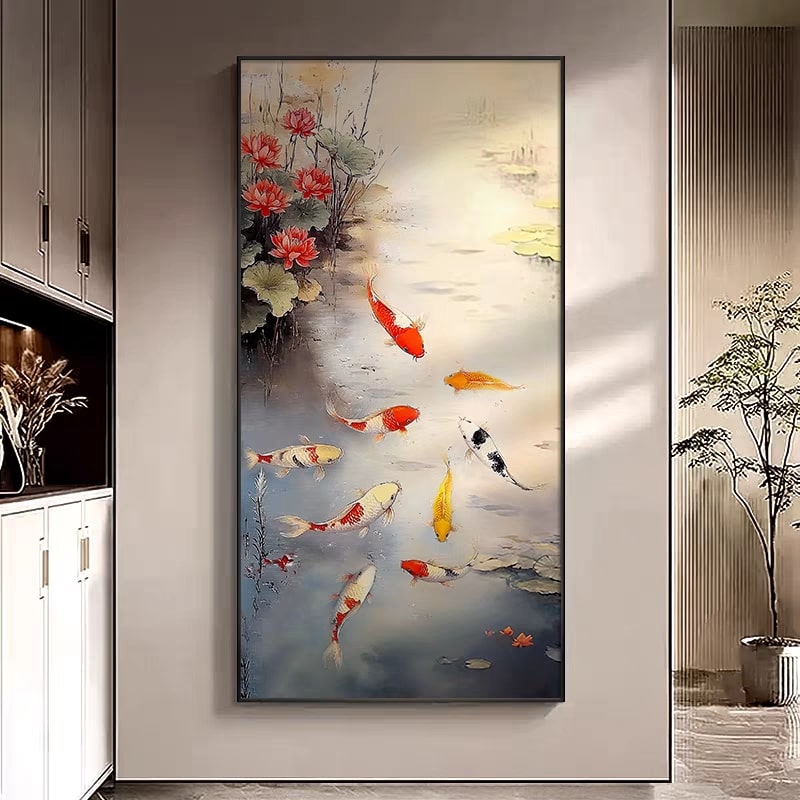 Oriental Harmony (Hand-Painted Art)