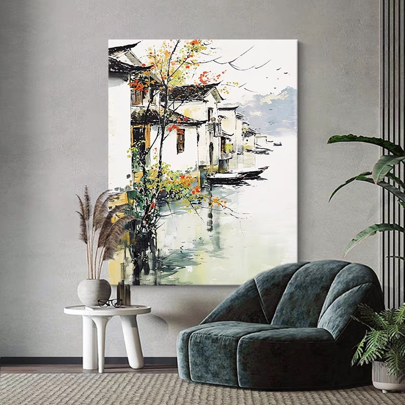 Silent Banks (Canvas Wall Art)