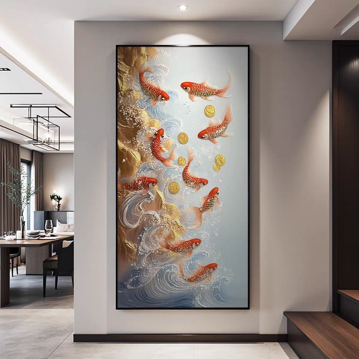 Radiant Gleams (Hand-Painted Art)