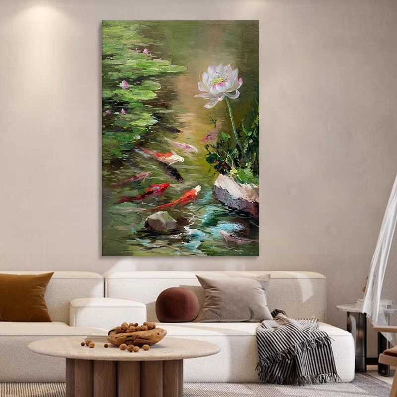 Oriental Sanctuary (Hand-Painted Art)