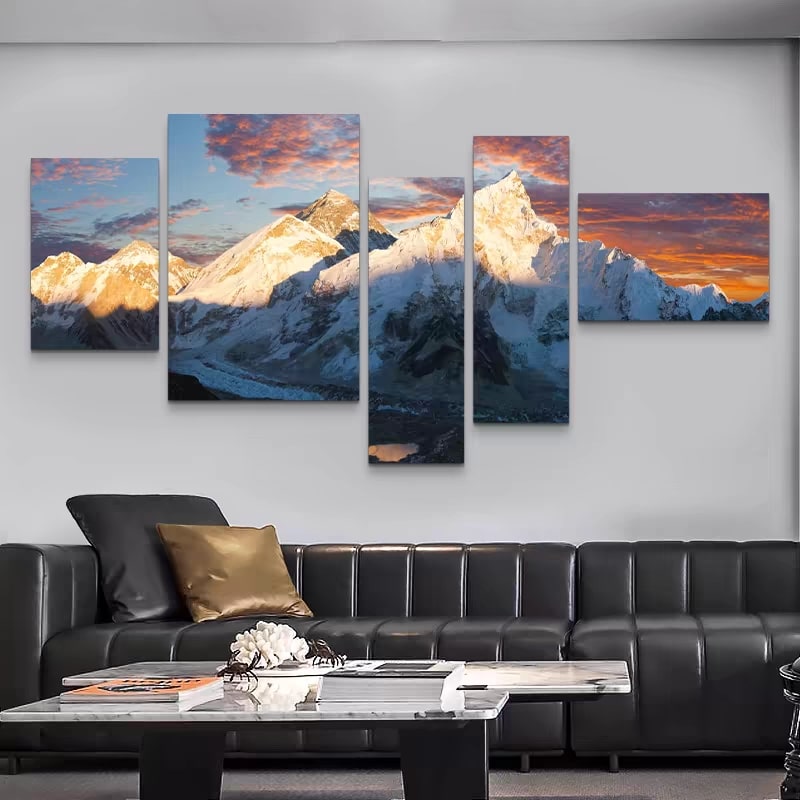Alpine Radiance (Canvas Wall Art)