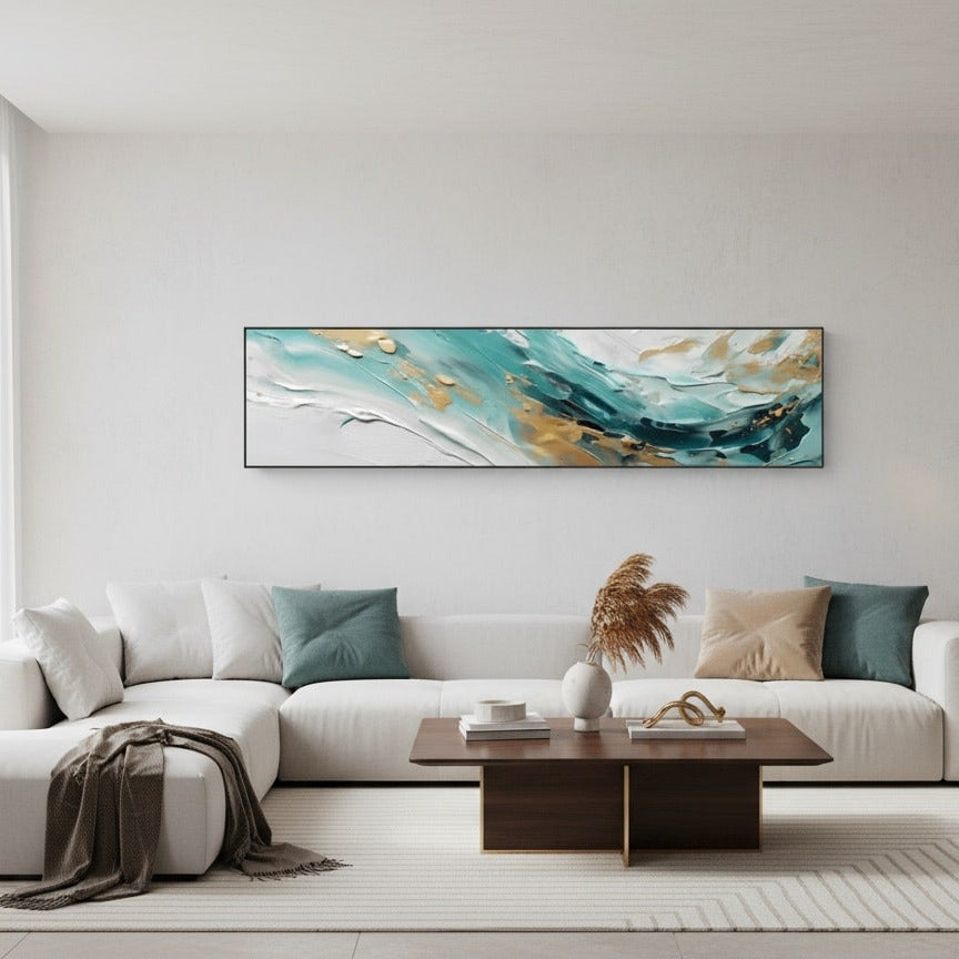 Aegean Crest (Hand-Painted Art)