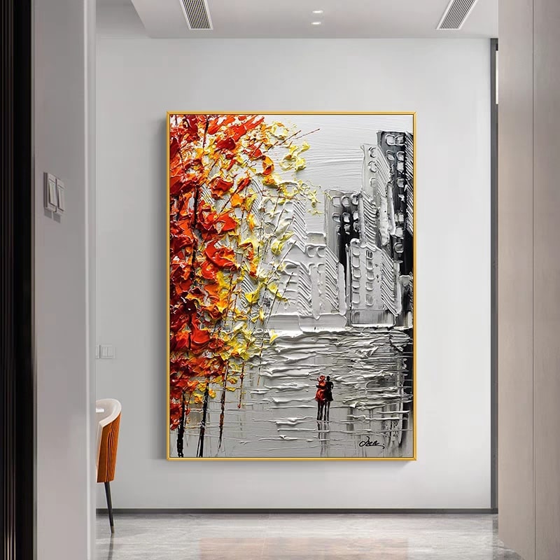 Mistlight Skylines (Hand-Painted Art)