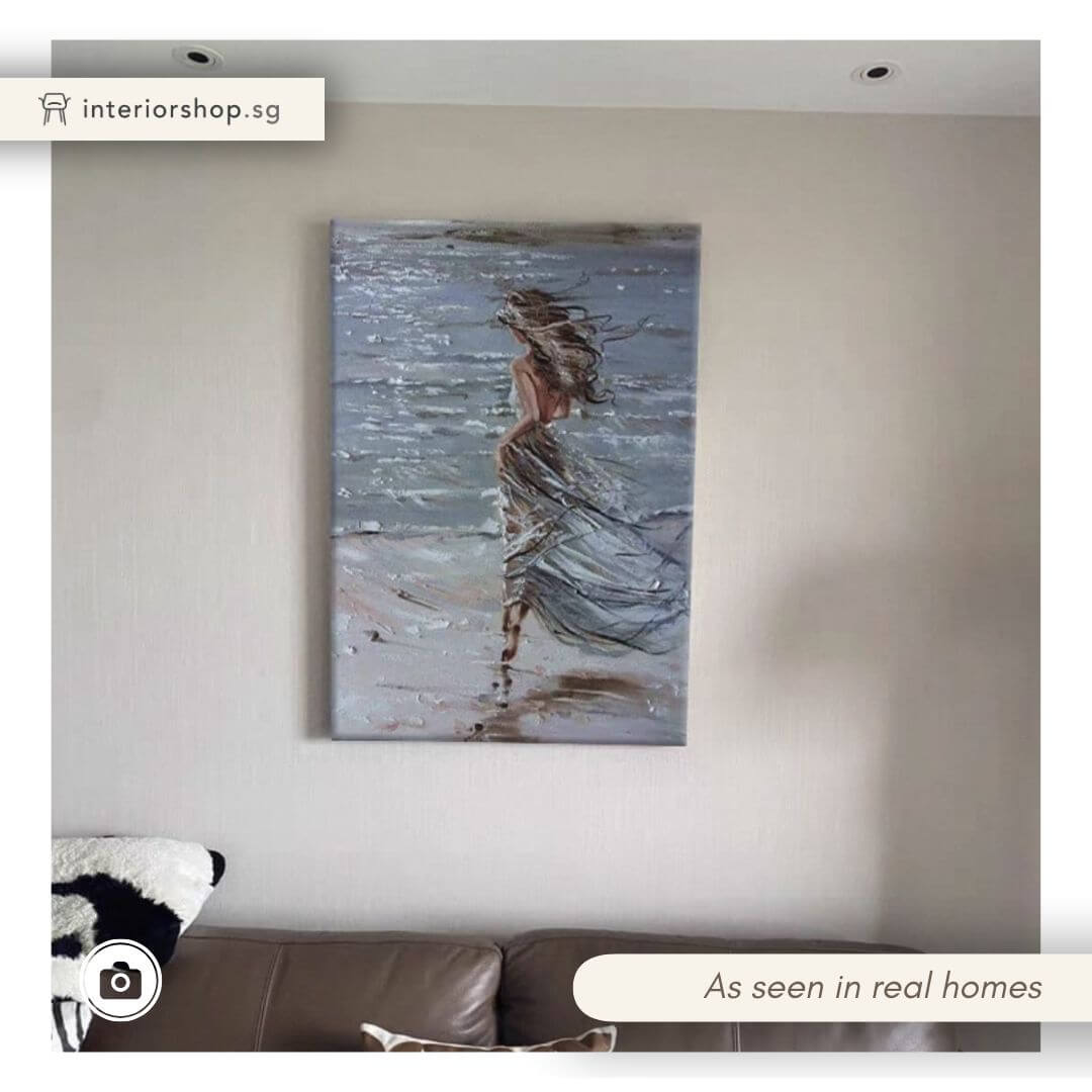 Tidebound Solace (Hand-Painted Art)