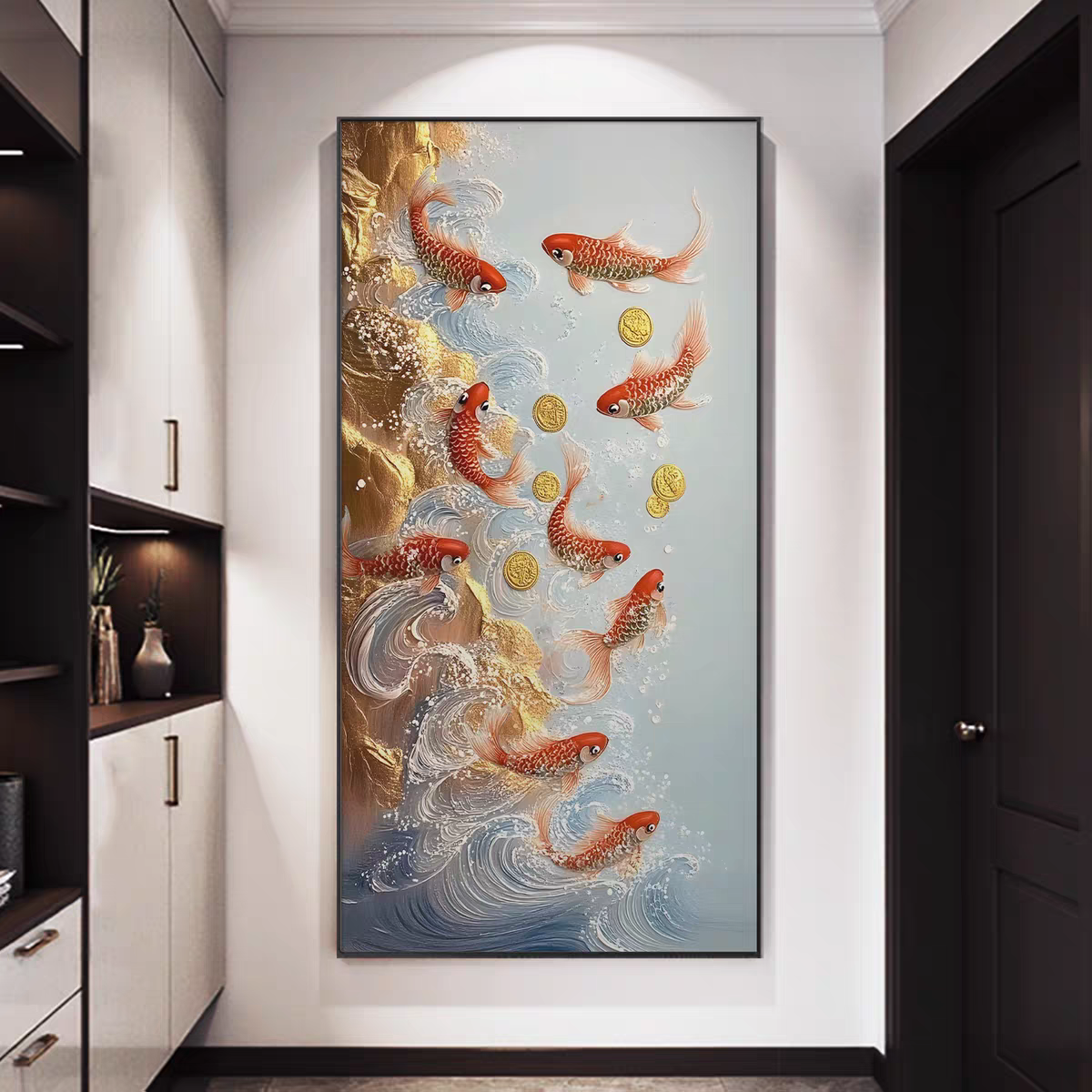 Radiant Gleams (Hand-Painted Art)