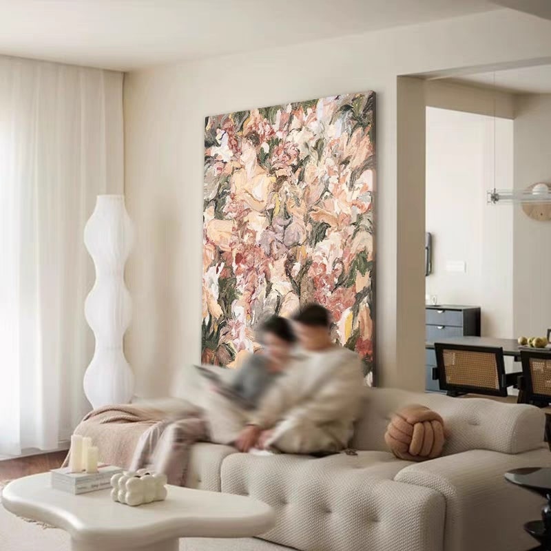 Rosebound Reverie (Hand-Painted Art)