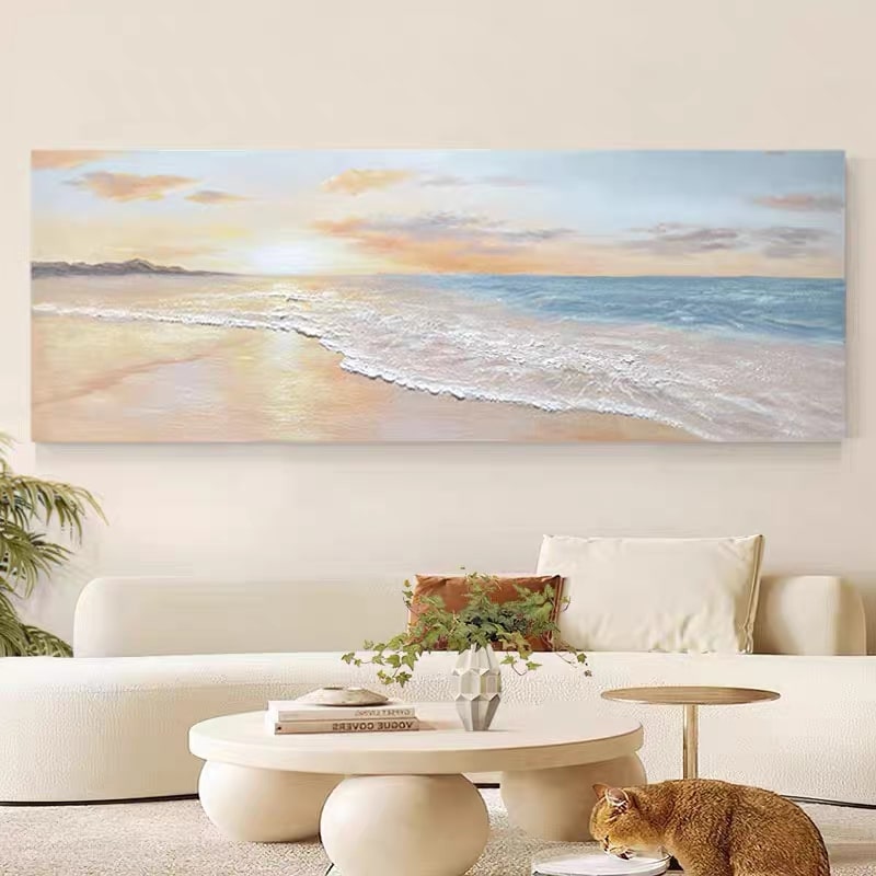 Radiant Shorelines (Hand-Painted Art)