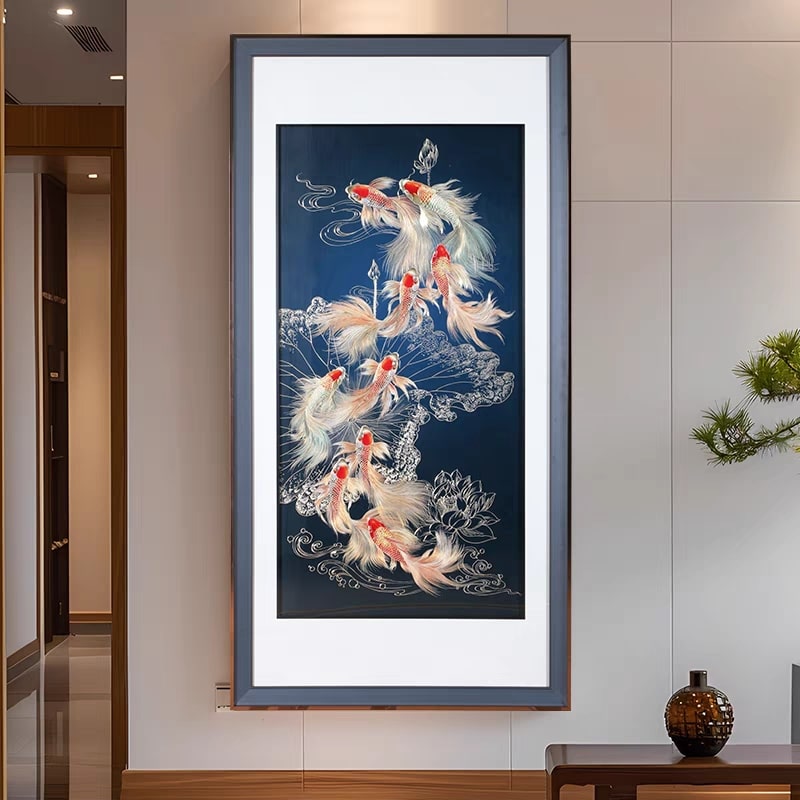 Feathered Grace (Brass Plated Art)