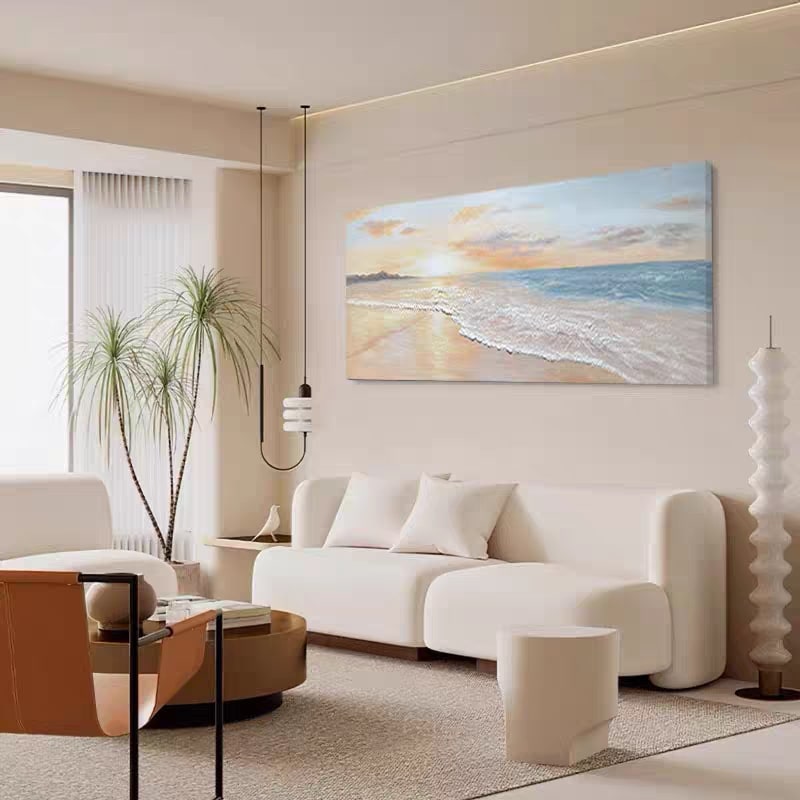 Radiant Shorelines (Hand-Painted Art)