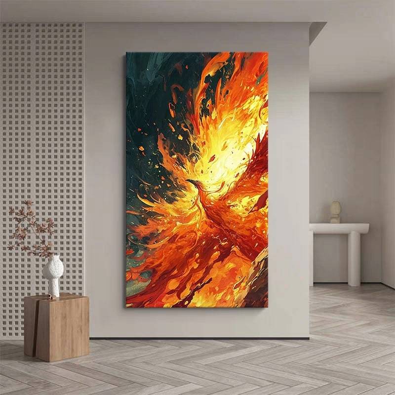 Ashen Rising (Canvas Wall Art)