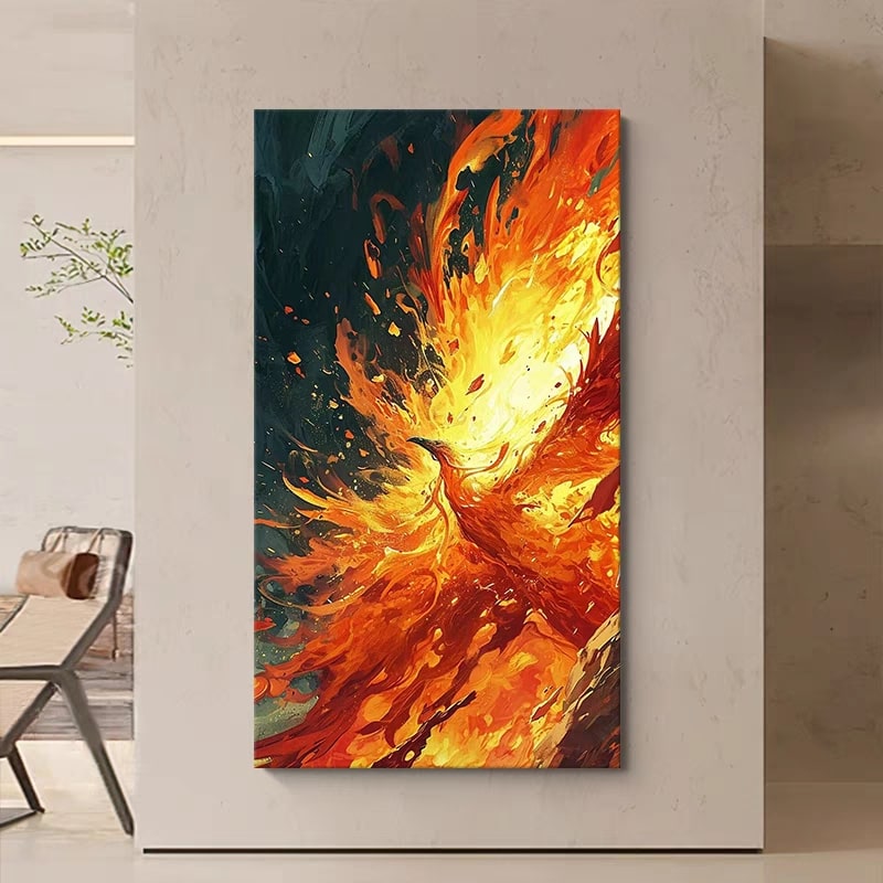 Ashen Rising (Canvas Wall Art)
