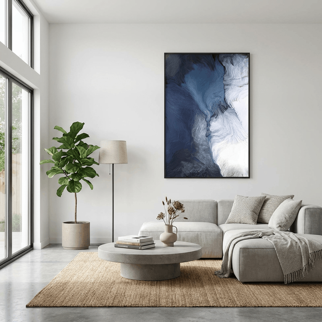 Azure Essence (Modern Wall Art)