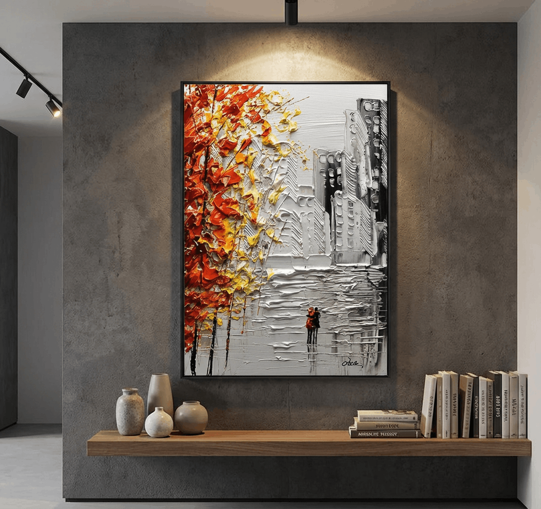 Mistlight Skylines (Hand-Painted Art)