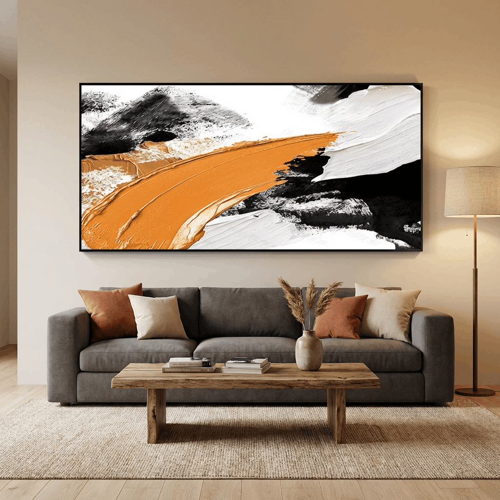 Auric Embers (Hand-Painted Art)