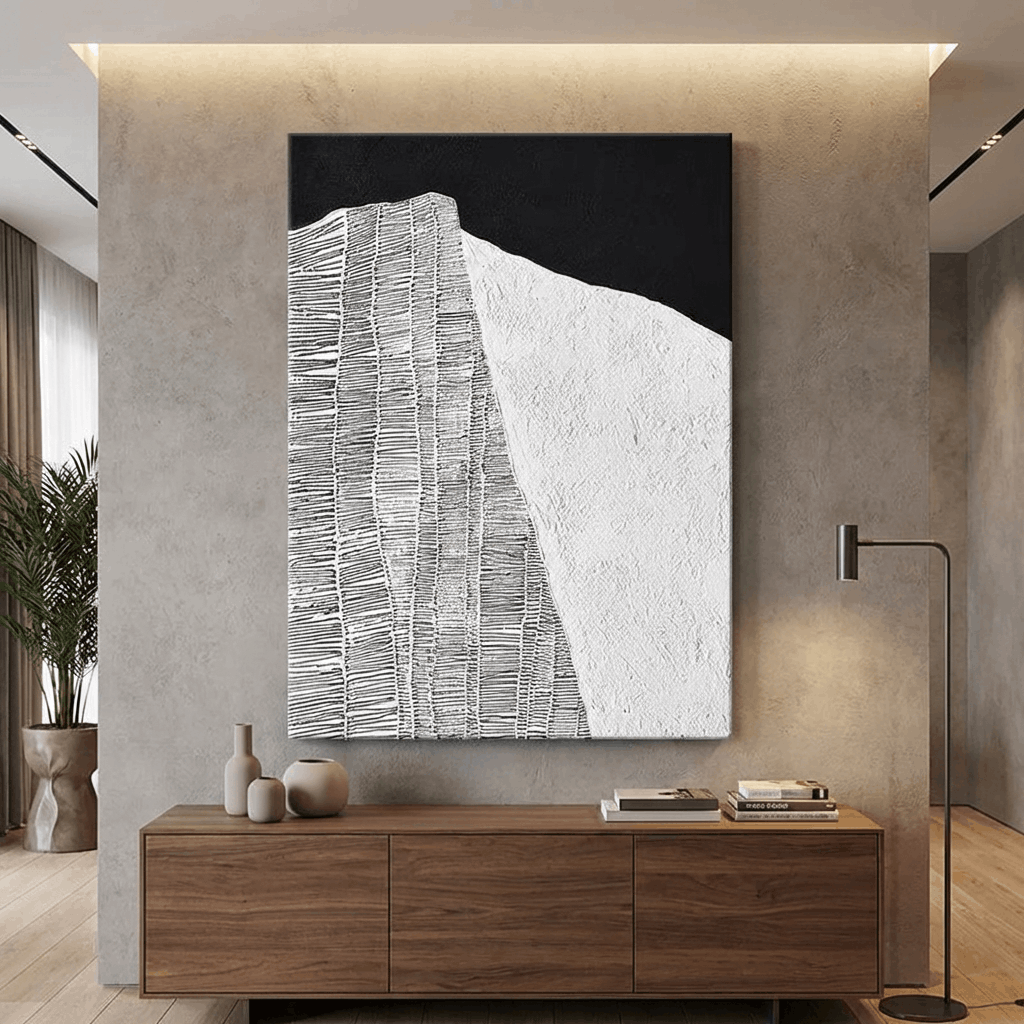 Graphite Ridge (Hand-Painted Art)