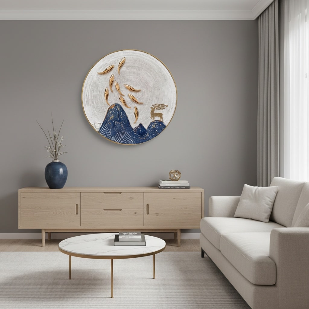 Fortune's Procession (Hand-Painted & 3D Art)