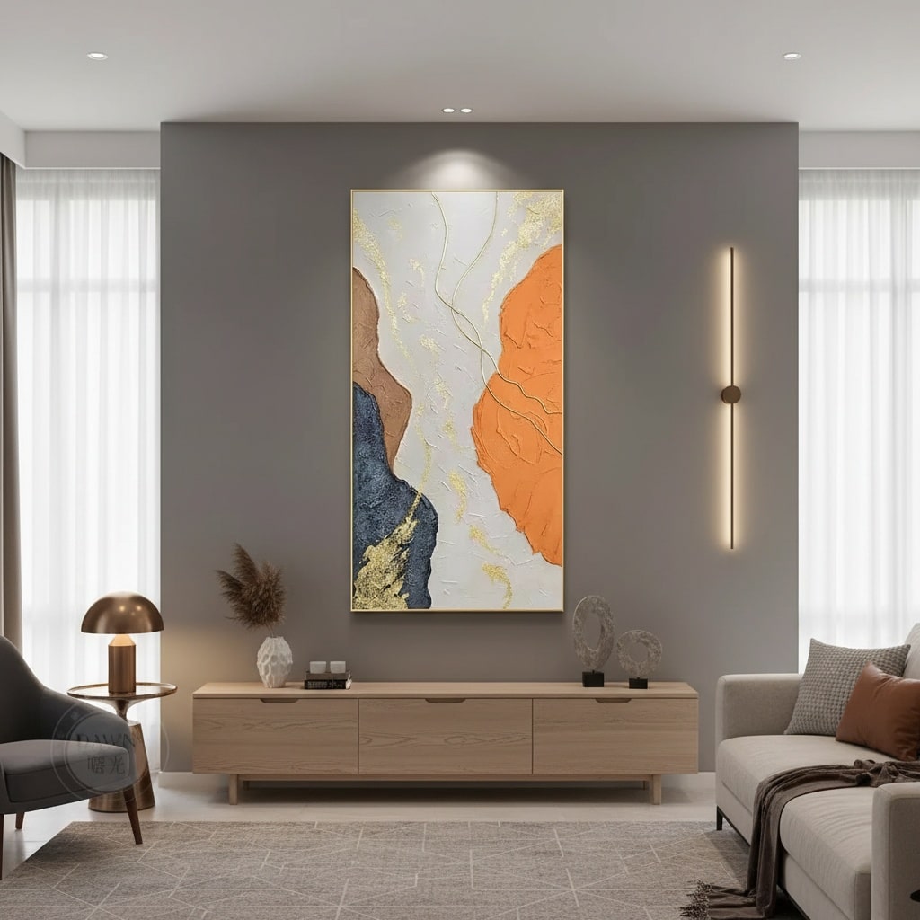 Ochre Passage (Hand-Painted Art)