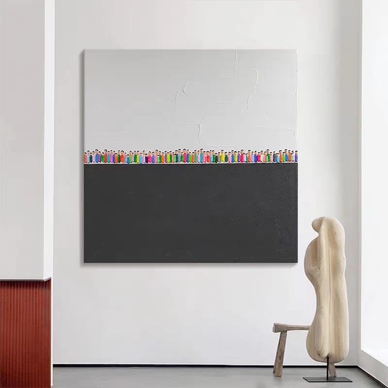 Spectrum Parade (Hand-Painted Art)