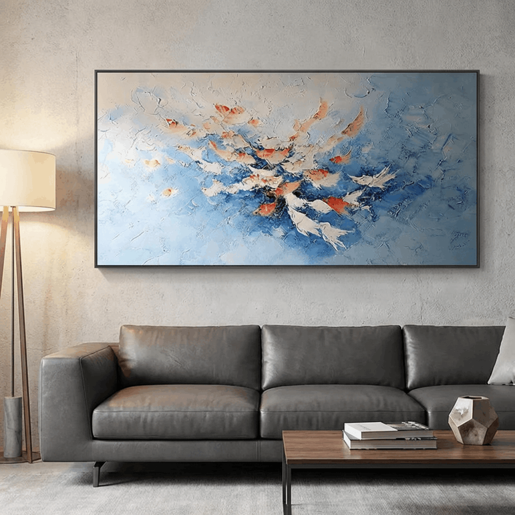 Oceanflare Convergence (Hand-Painted Art)