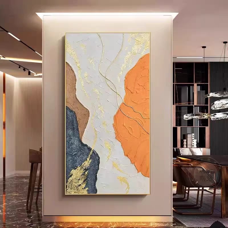 Ochre Passage (Hand-Painted Art)