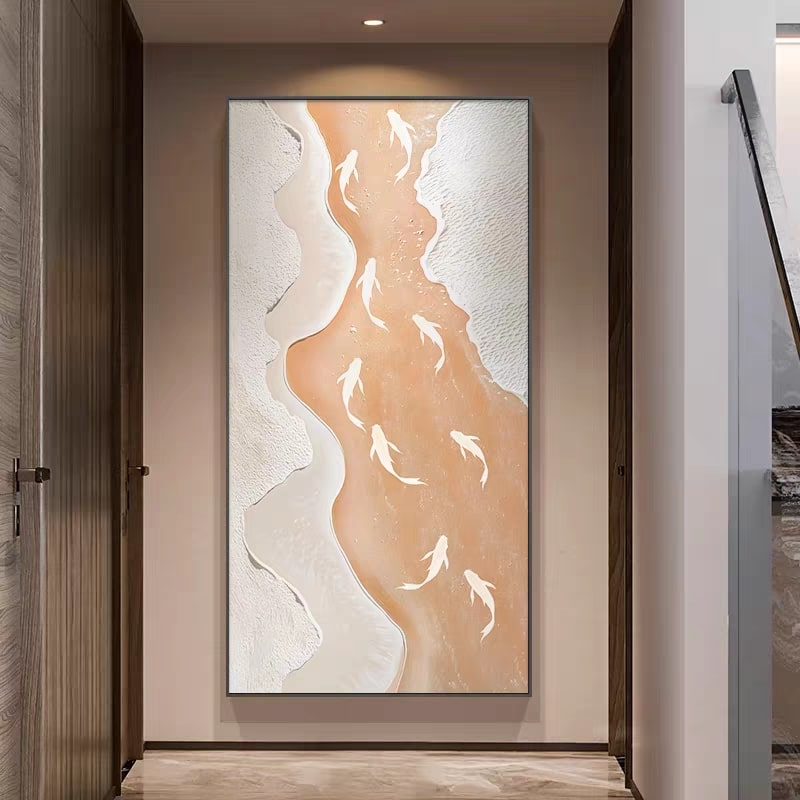 Oasis Stream (Hand-Painted Art)